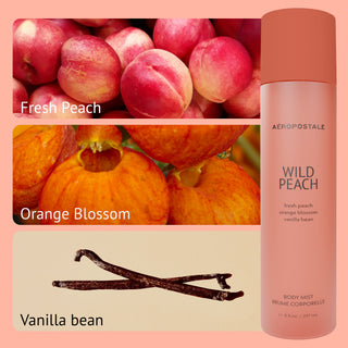 Aeropostale Wild Peach Body Mist 8 oz