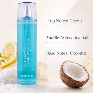 Forever 21 Sea Salt Coconut Body Mist 8 oz
