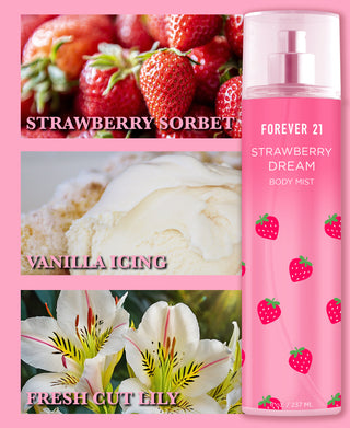 Forever 21 Strawberry Dream Body Mist 8 oz