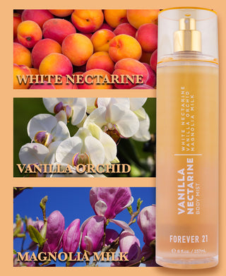 Forever 21 Vanilla Nectarine Body Mist 8 oz