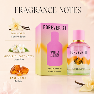 Forever 21 Vanilla Sunrise Perfume 3.4 oz