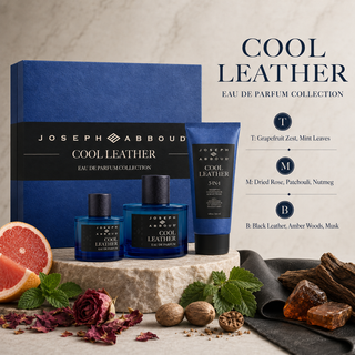 Joseph Abboud Cool Leather 3-Piece Gift Set