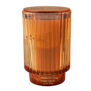 Nicole Miller Cashmere Pink Rose Candle 12.5 oz