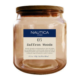 Nautica Home Saffron Woods Candle 15.5 oz