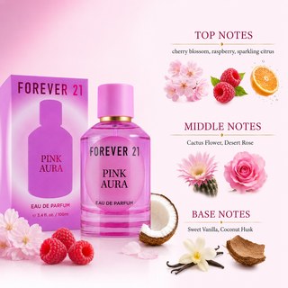 Forever 21 Pink Aura Perfume 3.4 oz