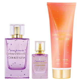 Catherine Malandrino Violet Gem 3-Piece Gift Set